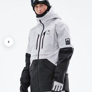 MEN'S Montec Moss Snowboard Jacket Men Light Grey/Black
